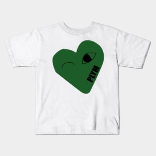 psu panthers heart Kids T-Shirt